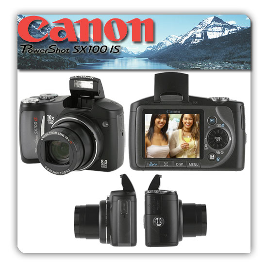 מצלמה דיגיטלית 8 מגה Canon מחודשת + מתנות