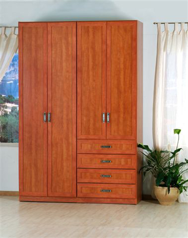 ארון 4 דלתות בשילוב 4 מגירות HOME D'ECOR