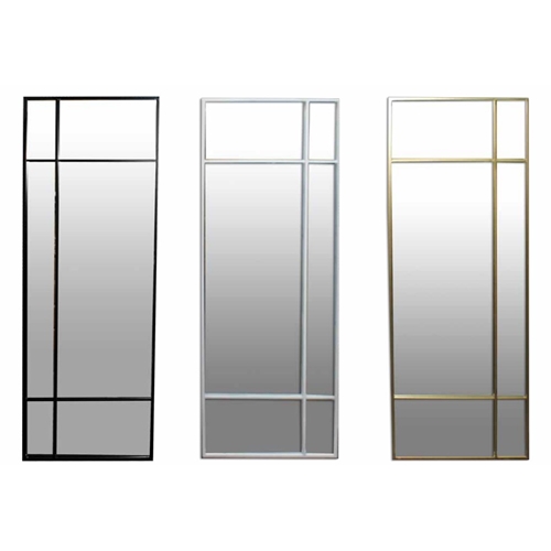 מראה מלבנית 50X150 ס"מ עם מסגרת מתכת Tudo Design