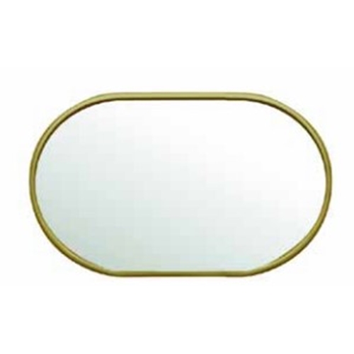 מראה מעוגלת 80X50 ס"מ מסגרת מתכת Tudo Design