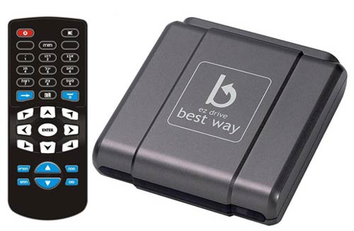 מכשיר ניווט GPS + עיברית + תוכנה Best Way