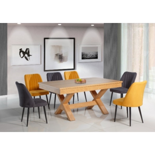 שולחן פינת אוכל מלבני נפתח דגם ברוקלין LEONARDO