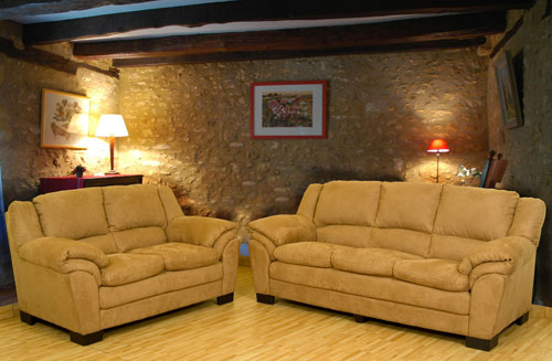 מערכת ישיבה 2+3 מבד סוויד  Home Decor
