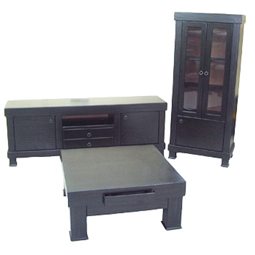 סט לסלון מזנון  ויטרינה ושולחן  HOME DECOR