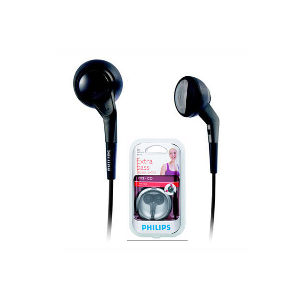 אוזניות כפתור סטריאו Extra Bass איכותיות Philips