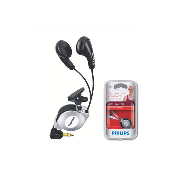 אוזניות איכותיות עם מנגנון משיכה ייחודי Philips