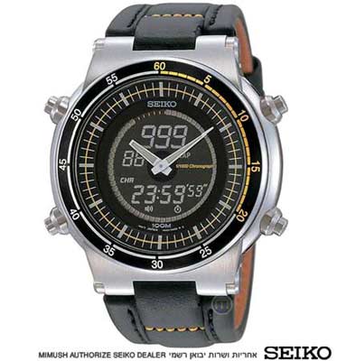 שעון אנלוגי דיגיטאלי מעוצב SEIKO