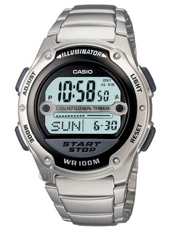 שעון מתכת דיגיטאלי לגבר CASIO