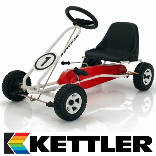 מכונית פדלים לילדים עם שילדה מאסיבית KETTLER