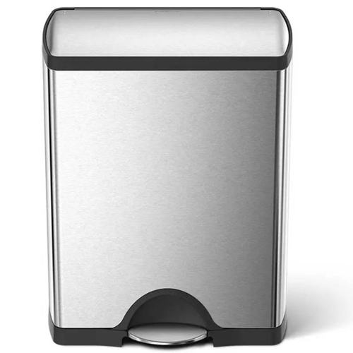 פח דוושה מלבני מאט 50 ליטר סימפלהיומן SIMPLEHUMAN