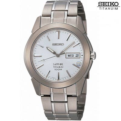 שעון טיטניום ספיר מפואר לגבר SEIKO