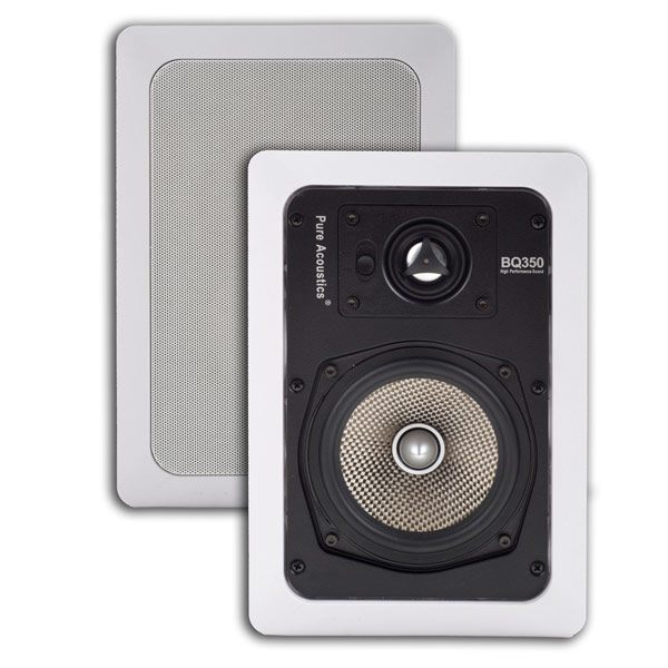 זוג רמקולים שקועים וופר 5" ורבע Pure Acoustics