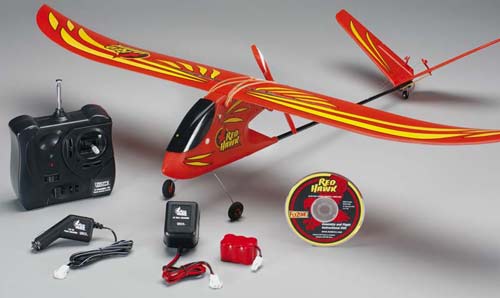 טיסן Red Hawk בשלט רחוק 3 ערוצים