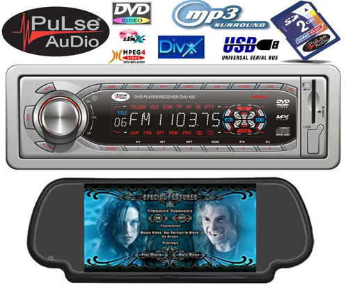 רדיו דיסק DIVX DVD כולל USB SD-CARD ומסך מראה "7
