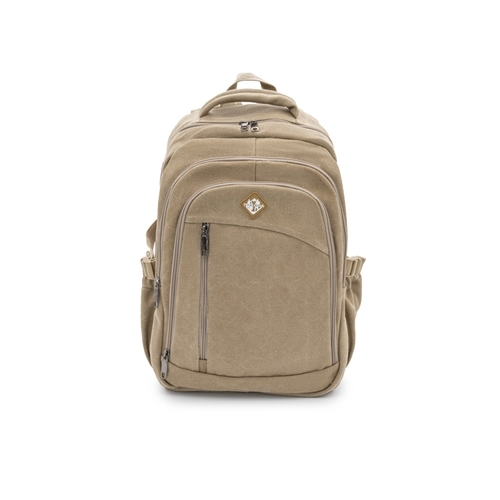 תיק גב קל משקל קנבס עם מקום ללפטופ SIERRA