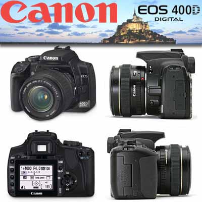 מצלמת רפלקס 10 מגה BODY Canon EOS 400D מחודשת