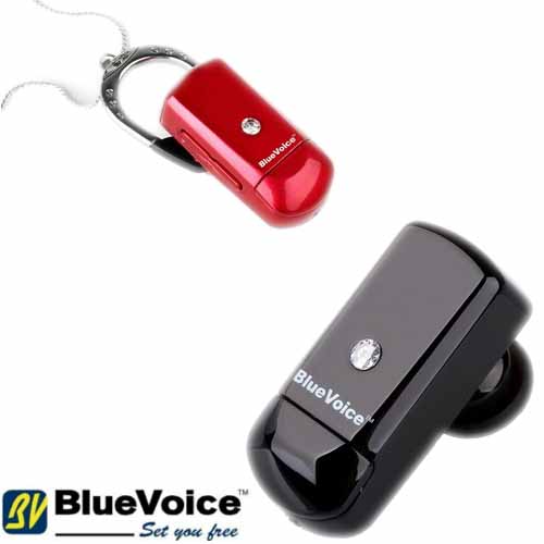 אוזנית Bluetooth יהלום עם שרשרת BlueVoice HCB72