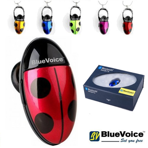 אוזנית Bluetooth חיפושית עם שרשרת BlueVoice