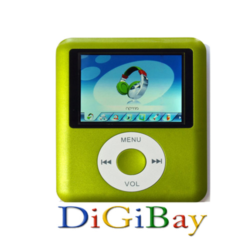 נגן MP4 בנפח 4GB  עם מסך "2.1 ורדיו FM מובנה