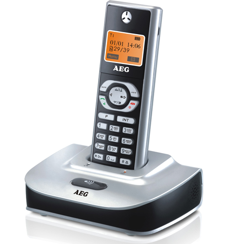 טלפון אלחוטי דיגיטלי DECT  תפריט בעברית AEG Spac