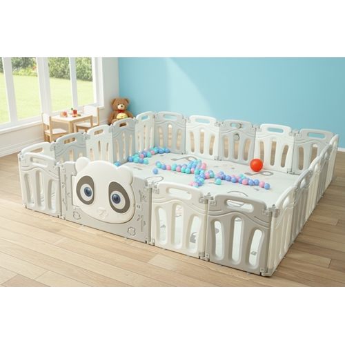 מתחם פעילות פנדה XL אפור בהיר BUBU