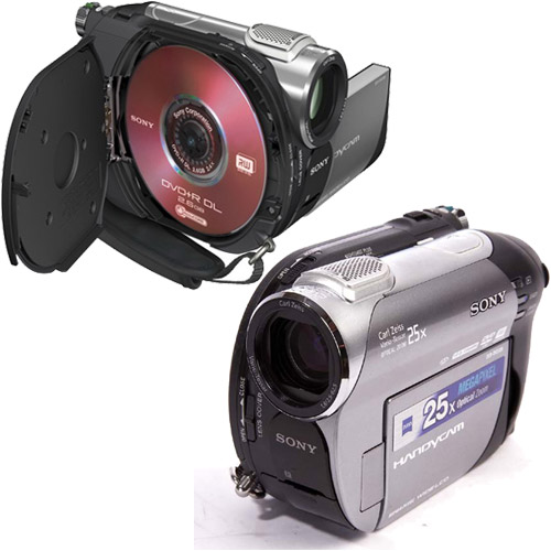 מצלמת וידאו DVD דיגיטלית Sony DCR-DVD306E מתצוגה