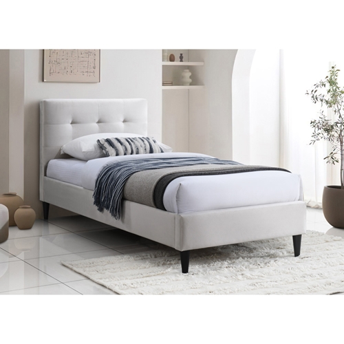 מיטת יחיד 90x190 מרופדת בד דגם ארט 90 HOME DECOR