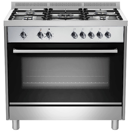 תנור סאוטר משולב כיריים רחב Sauter SOC9055 נירוסטה