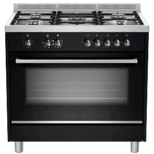 תנור סאוטר משולב כיריים רחב Sauter SOC9055 שחור