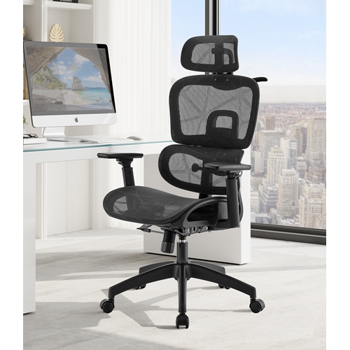 כיסא מנהלים עם מושב HOLLOW וידיות 3D דגם TPX-18