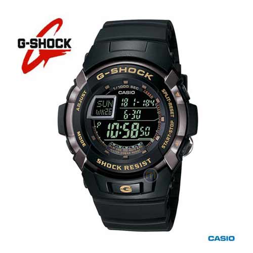 שעון G-SHOCK מושחר וקשיח בפני זעזועים CASIO
