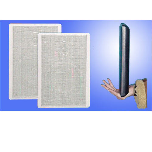 רמקולים מדפיים דקים 3.7 ס"מ לתליה PURE ACOUSTICS