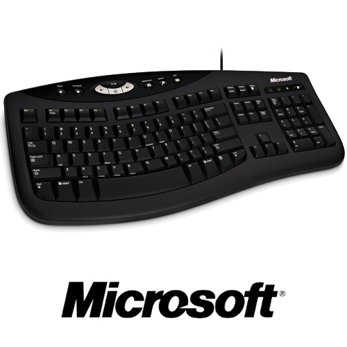 מקלדת Microsoft Comfort Curve 2000 בחיבור USB