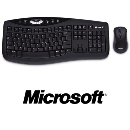 ערכה אלחוטית- מקלדת ועכבר Microsoft Desktop 2000