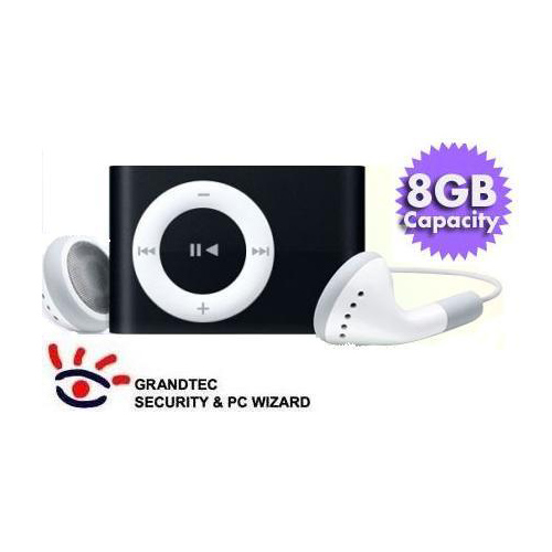 נגן MP3 זעיר בנפח 8GB עם קליפס מתכוונן לחגורה