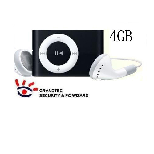 נגן MP3 זעיר בנפח 4GB עם קליפס מתכוונן לחגורה