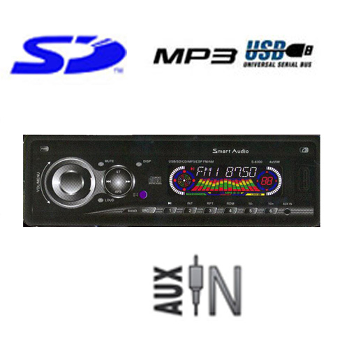 רדיו דיסק לרכב Smart Audio 5X55W MP3
