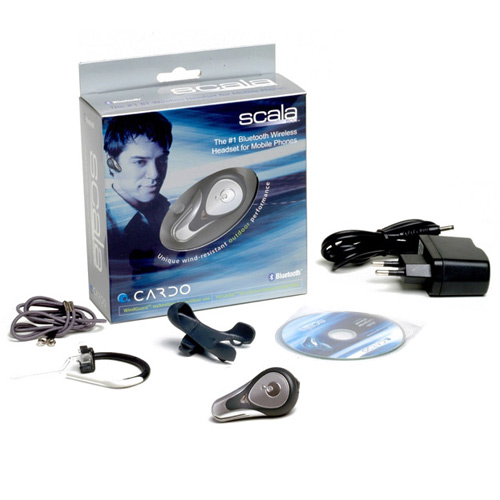 אוזניה Bluetooth זעירה וקלה SCALA 500+מתנה