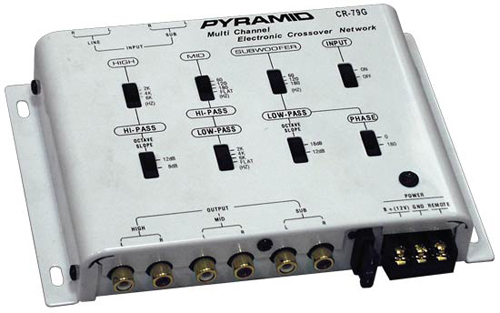 קרוס אובר דגיטלי לרכב 6 ערוצים PYRAMID