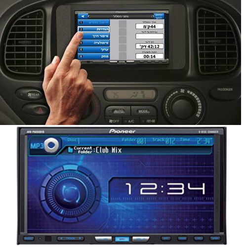 יחידת המולטימדיה 4X50W עם מסך טאצ PIONEER
